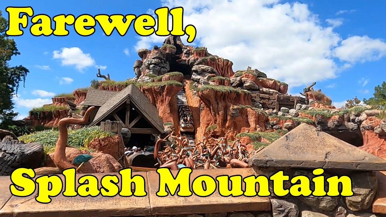 Our Last Ride on Splash Mountain YouTube