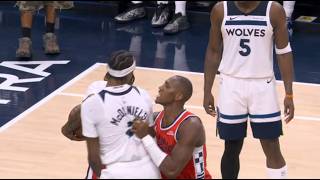 Jaden Mcdaniels Tosses Benedict Mathurin Aside, Kris Dunn Takes Offense After He Also Got Pushed