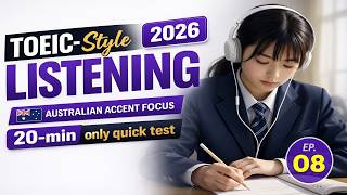 TOEIC Aussie Accent Comprehension #8 [2026] — Listening Challenge (with Answers)