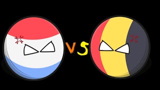 Бельгия Против Нидерланди(Paper Republic)#Map #Mappers #Belgium #Niderland #Countryballs #Перемога