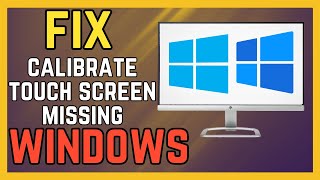Celebrity How To Fix Calibrate Touch Screen Missing in Windows 11/10 Profile