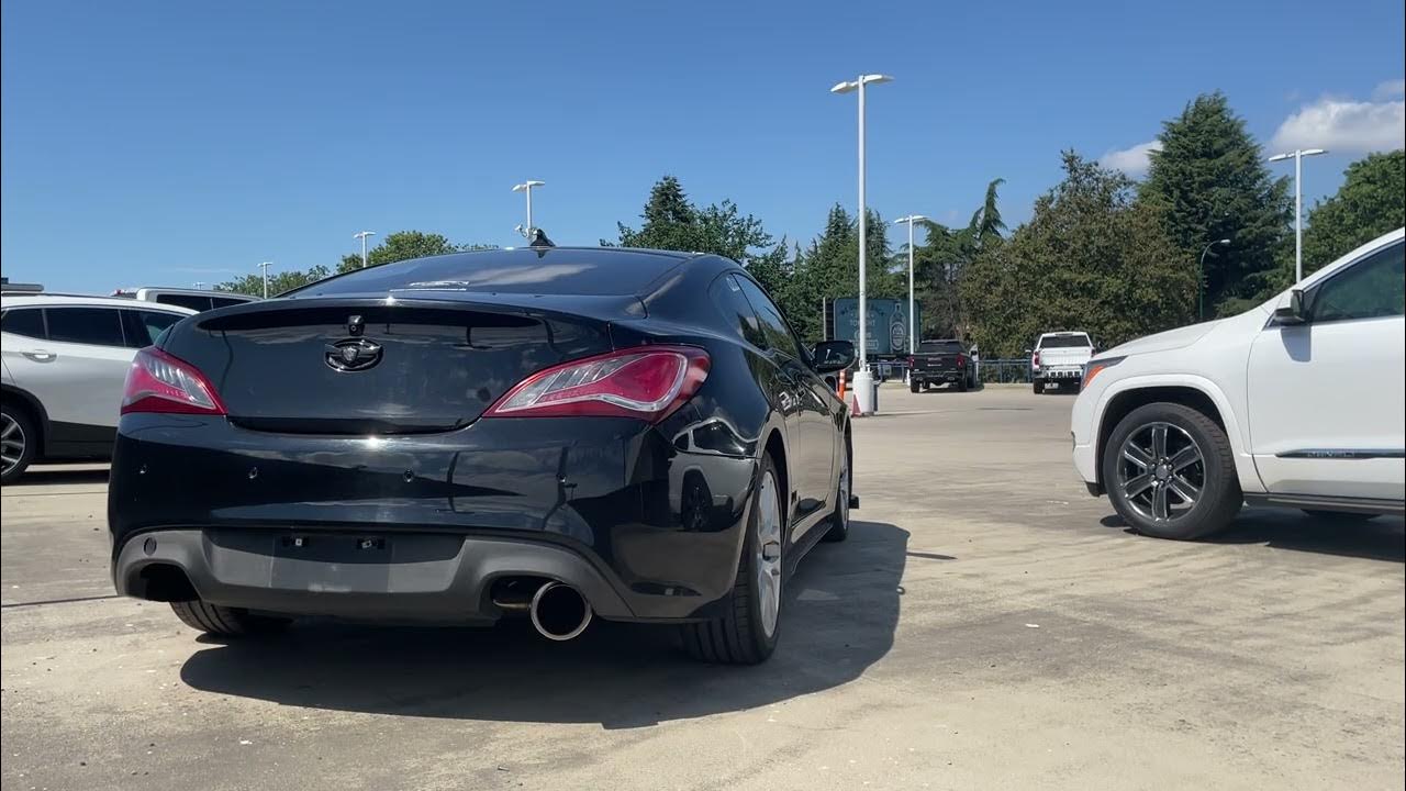 2014 Genesis Coupe 2.0T ISR Single Exit Exhaust - YouTube
