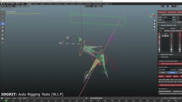 3DGRIT:  IK-FK Switch for Arms and legs. Auto Clavicle for natural shoulder movement (WIP)