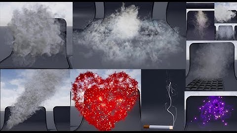 Unreal Engine Niagara Smoke pack 01 in Marketplace