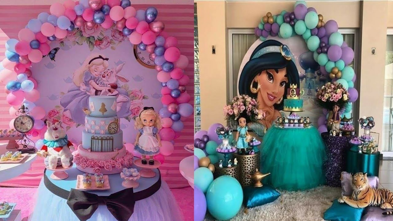 Por favor servir celos IDEAS DE CUMPLEAÑOS PARA NIÑAS, DECORACIÓN DE PRINCESAS - YouTube