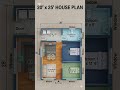 Small Modern 2 Bedroom House Plan 🏡 #Shorts