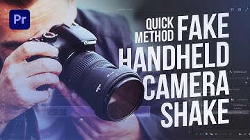 How to Add HANDHELD CAMERA SHAKE to Footage in Adobe Premiere