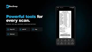 DoxSnap: PDF Document Scanner | Receipt Scanner & Smart Search screenshot 3