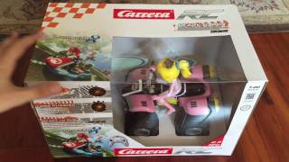 Princess Peach RC Carrera Motorcycle - Mario Kart 8 Toy Unboxing - YouTube