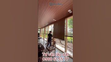 Rèm Sáo Nhôm Vân Gỗ Cho Nhà Biệt Thự – Sang Trọng, Hiện Đại & Đẳng Cấp #shorts