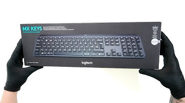 Keyboard Logitech MX Keys - ASMR UNBOXING