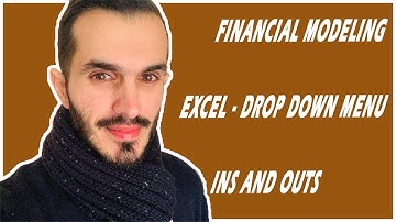Create Drop Down Menu on Excel