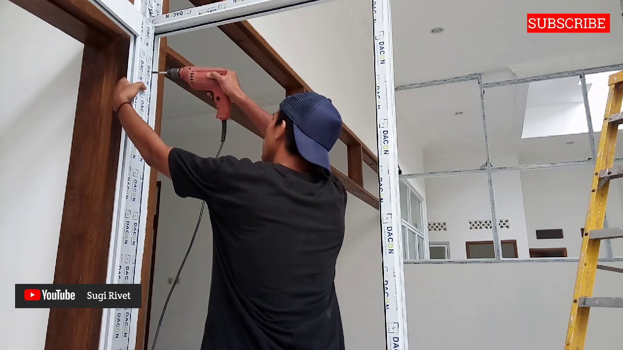 Ilustrasi Cara Memasang Kusen Pintu Aluminium yang Benar - Langkah-Langkah Praktis untuk Memasang K