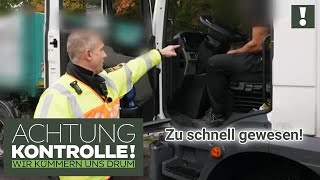 'Da bin ich selber schuld!'  LKW 24 km/h zu schnell | Achtung Kontrolle