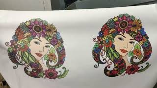Learn how to apply sublimation coating on cotton fabric.
