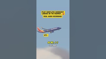 Pilot completed emergency landing 😦 #pilot #viral #captain #ATC #planes