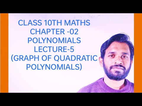 Class 10th Maths Chapter2 Polynomials lecture5 Graph of Quadratic ...