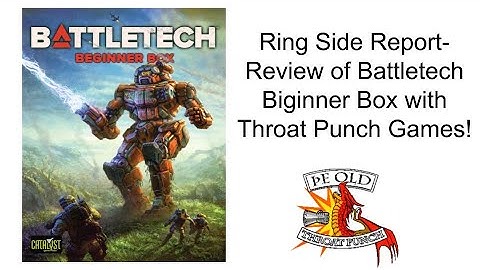 Ring Side Report-Board Game Review of BattleTech: Beginner Box