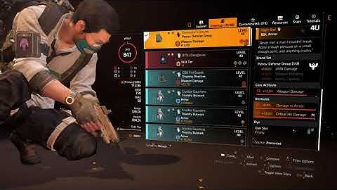 The Division 2: Spotter with "in-sync" build