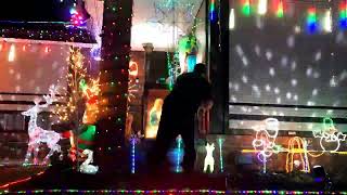 Vaxman80 Christmas Lights 2025 Setup- Nativity Setup