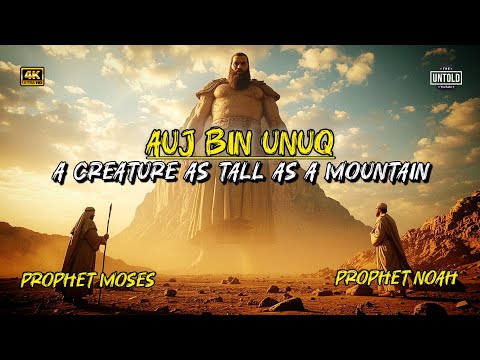 AUJ BIN UNUQ THE GIANT CREATURE AS TALL AS A MOUNTAIN From The Time Of Prophet NOAH To MOSES AUJ BIN UNUQ THE GIANT CREATURE AS TALL AS A MOUNTAIN From The Time Of Prophet NOAH To MOSES