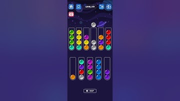 Ball Sort Puzzle - Color Game level 219     #puzzle #ballsortpuzzle Guru Puzzle Game
