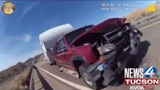 Peoria police officer involved in close-call crash