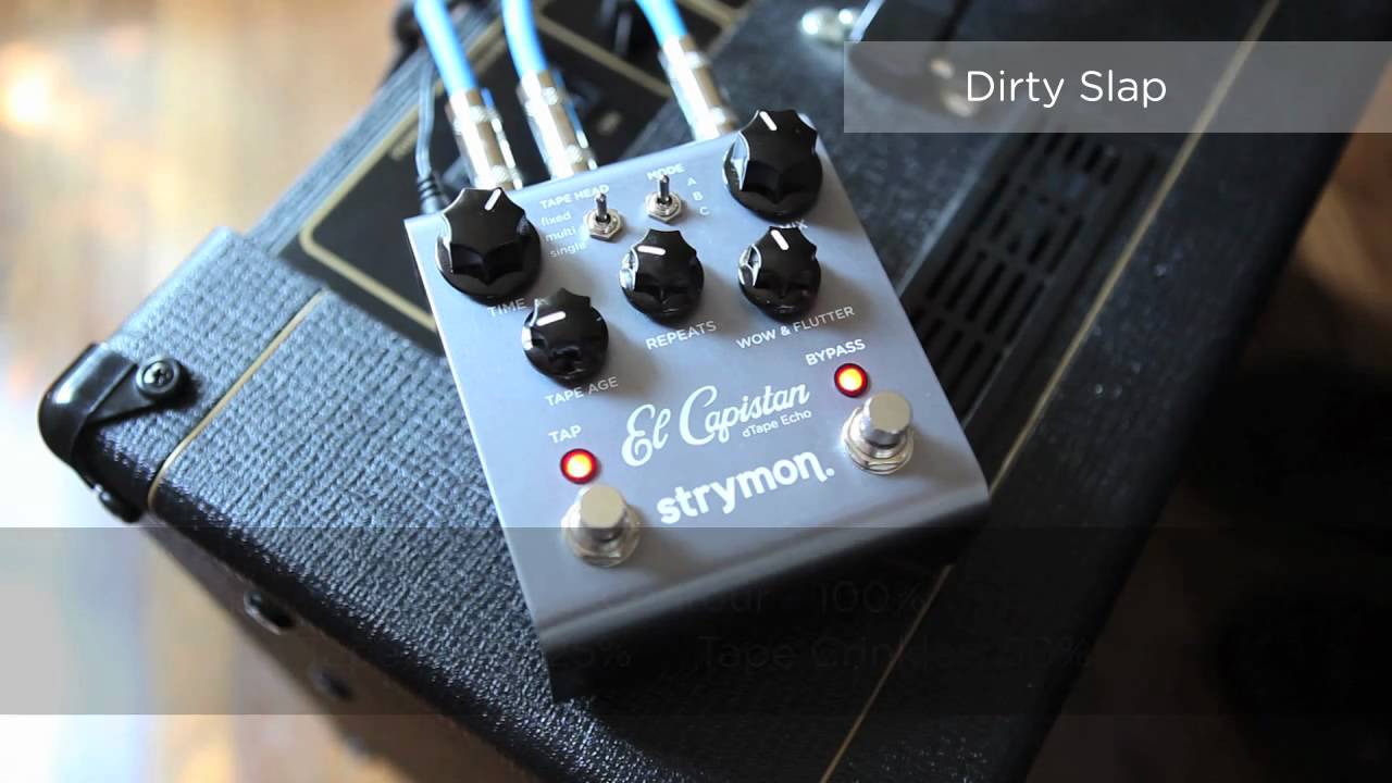 Strymon - El Capistan dTape Echo - Audio Clips #1