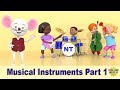 Musical Instruments Part 1 | Music sounds for Kids | NurseryTracks