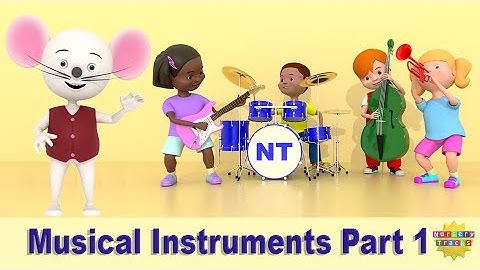 Musical Instruments Part 1 | Music sounds for Kids | NurseryTracks