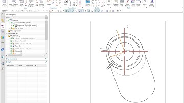 NX Drawing - Projection View
