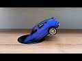 Toy Cars Hand Drive With One Car Stuck in a Hole