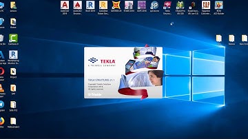 Session (1) explained the interface Tekla Structure