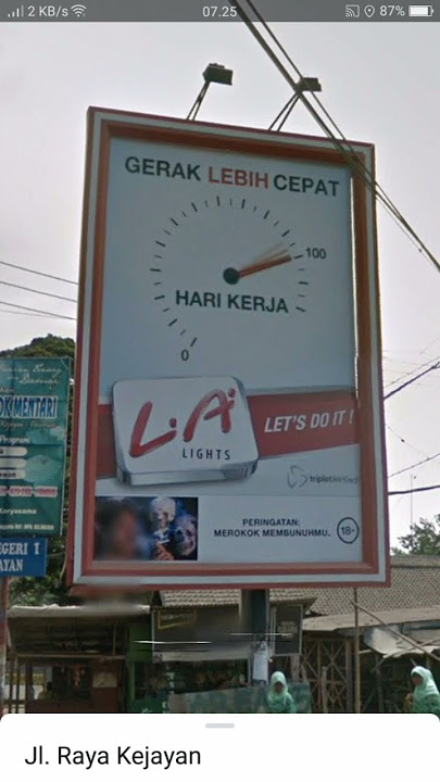 Billboard Rokok LA Lights - Gerak Lebih Cepat (2014)
