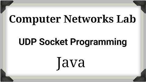 Computer Network Lab | VTU | Program 8 - UDP Socket Programming
