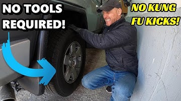 The FASTEST and EASIEST way to remove a stuck wheel without using any TOOLS!
