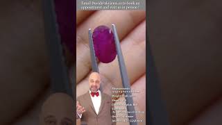 Famous 2.38ct Oval Purplish Red Ruby GIA Certified Tajikistan Unheated - GIAR0001 Net Worth