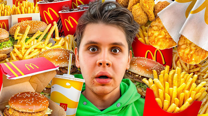 EATING ONLY MCDONALDS FOR A WEEK!🍔(ABSOLUTELY THE END OF THE LINE!)