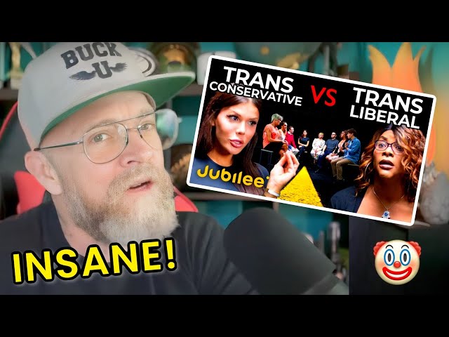 REACTION: INSANE Trans Debate Liberal vs. Conservative class=