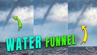 Water Funnel Appeared Next to Boat