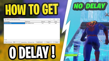 How To Get NO INPUT DELAY! - Fortnite Lower Input Delay Guide!
