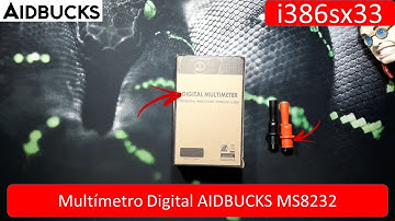 Multímetro Digital AIDBUCKS MS8232