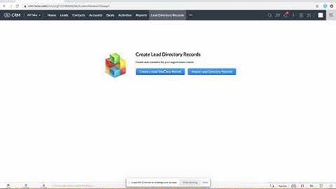 Search for Existing Leads in Zoho CRM
