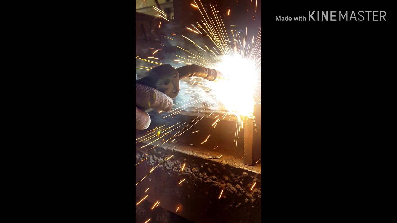 Flux Core Arc Co2 Welding Horizontal Position with 4 free style/skill