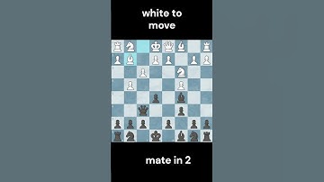 mate in 2 #chess #chessimprovement #puzzle #learnchess #chessgame #titled #checkmate #chessstrategy
