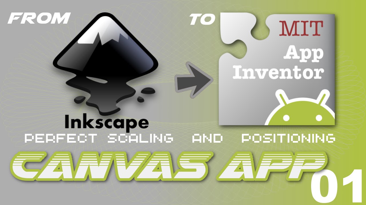 App Inventor Tutorial | Canvas App | From Inkscape to App Inventor #01