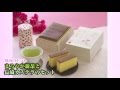 【母の日ギフト】まろやか新茶と長崎カステラのセットMother's Day gift,Japanese green tea and Sponge cake