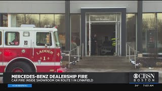 Car Fire Inside Lynnfield Mercedes-Benz Dealership Fills Showroom With Smoke