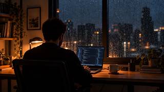 4 HOURS CODE WITH ME 🌧️ Rainy Night | No Talking