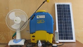 Solar Battery Sprayer with home UPS  Thumba Agro Technologies, Palani